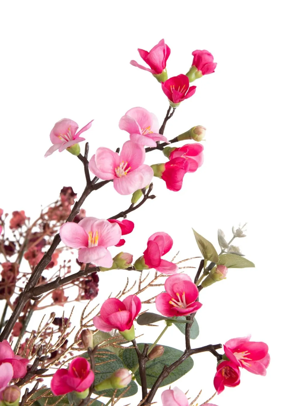 COCOmaison Kunstbloemen En -Planten>Qunince Spray H97cm kunstbloem - Roze