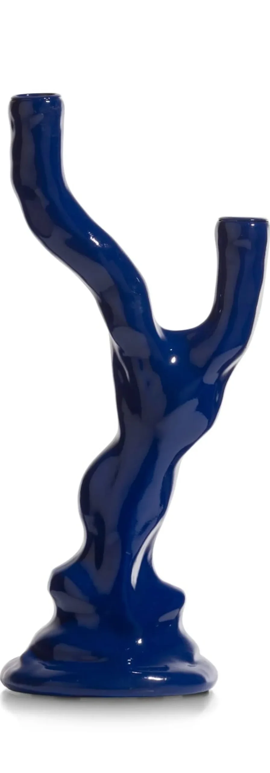 COCOmaison Kandelaars En Kaarsenhouders>Rebecca kandelaar H36cm - Blauw