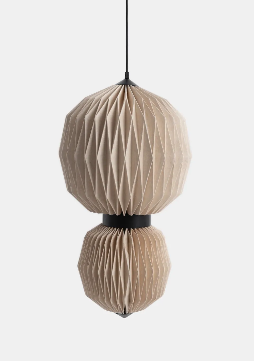 COCOmaison Hanglampen>Rikke hanglamp 2*E27 D40cm - Beige