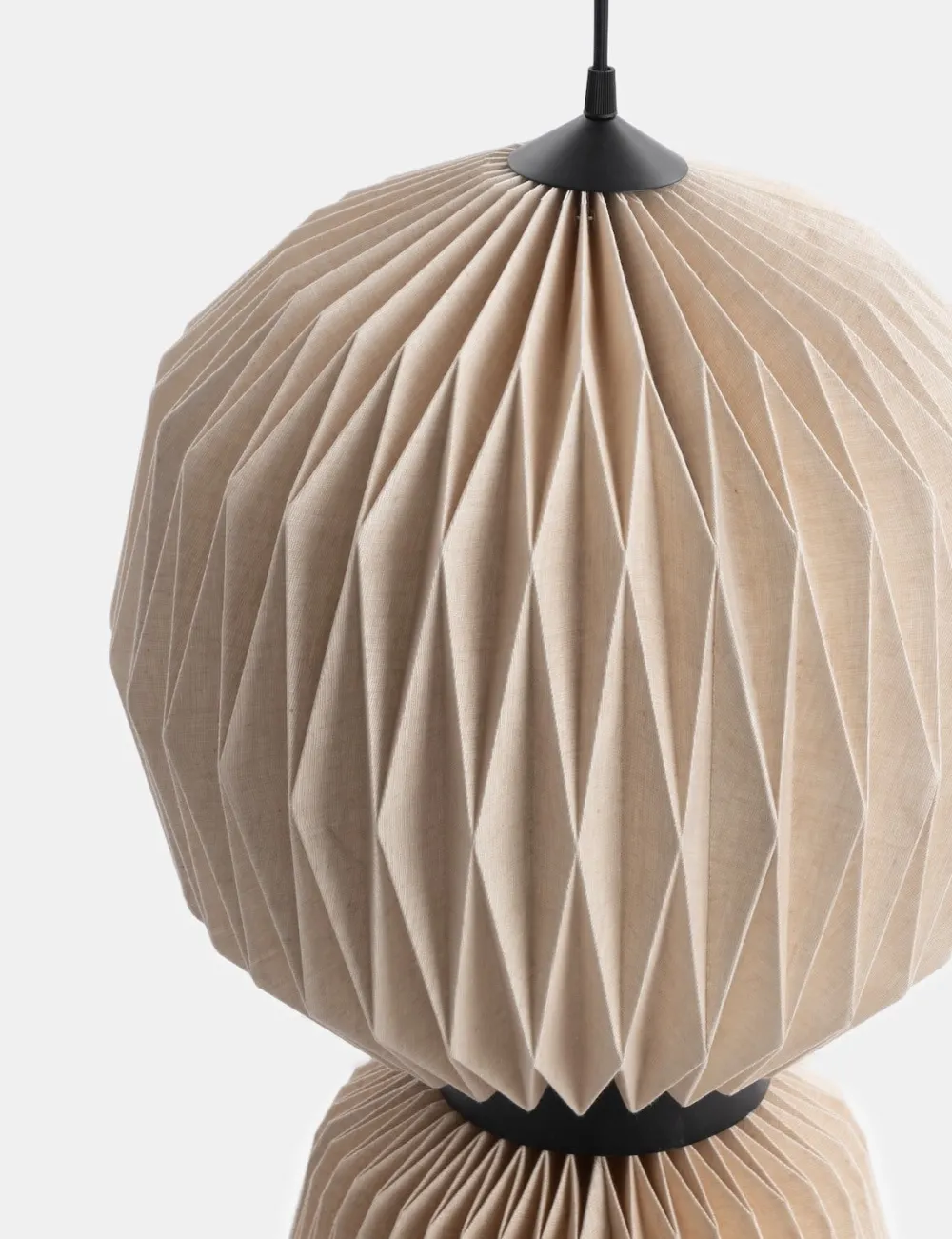COCOmaison Hanglampen>Rikke hanglamp 2*E27 D40cm - Beige