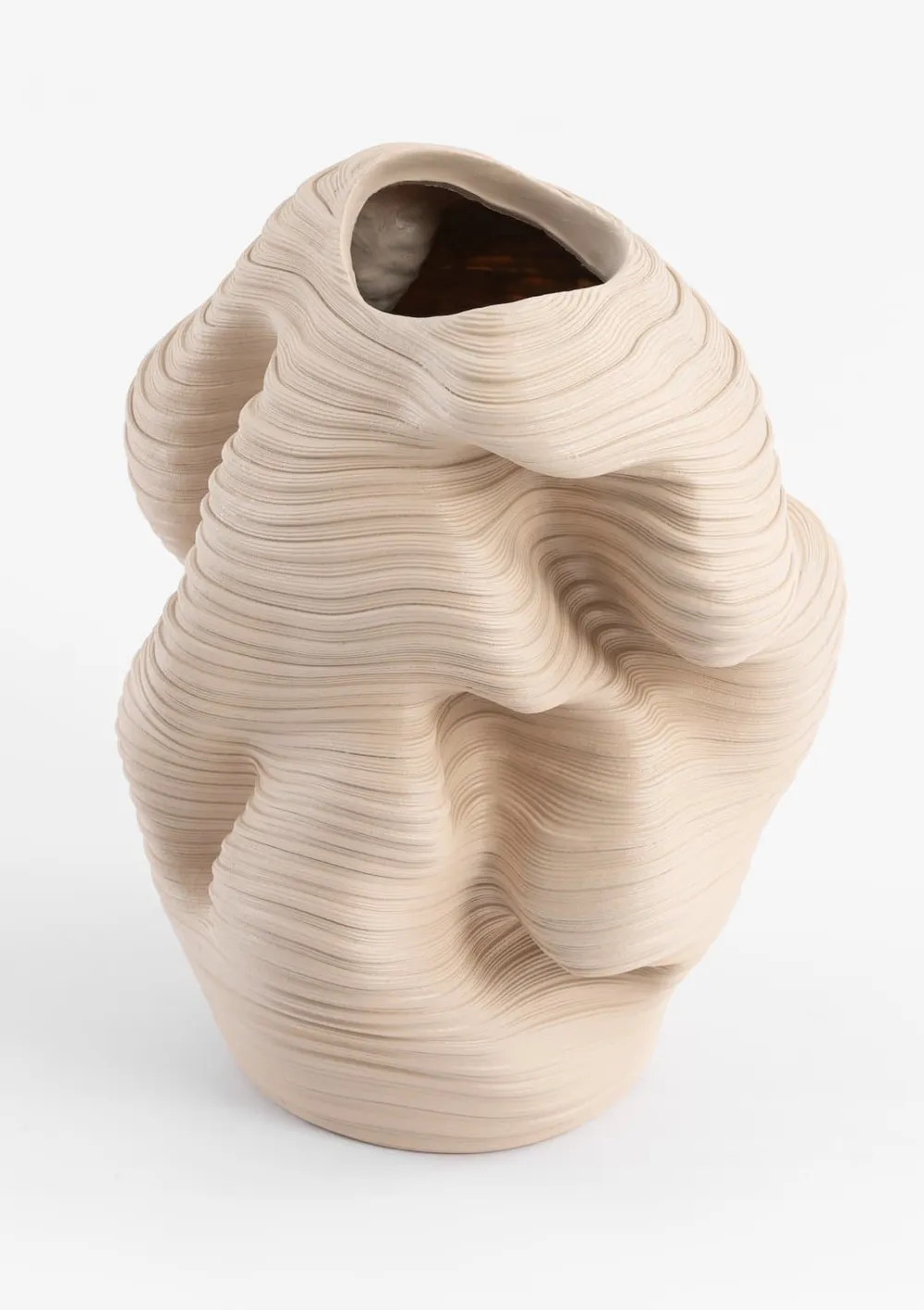 COCOmaison Vazen>Rinus vaas H41cm - Beige