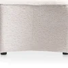 COCOmaison Poefs En Krukken>Roan poef maan H44cm - Creme