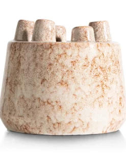 COCOmaison Vazen>Safia vaas H21cm - Beige