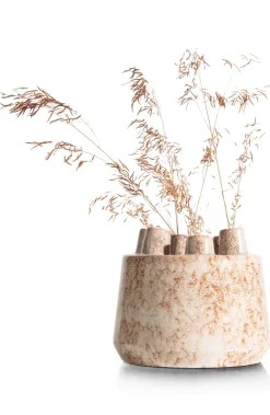 COCOmaison Vazen>Safia vaas H21cm - Beige