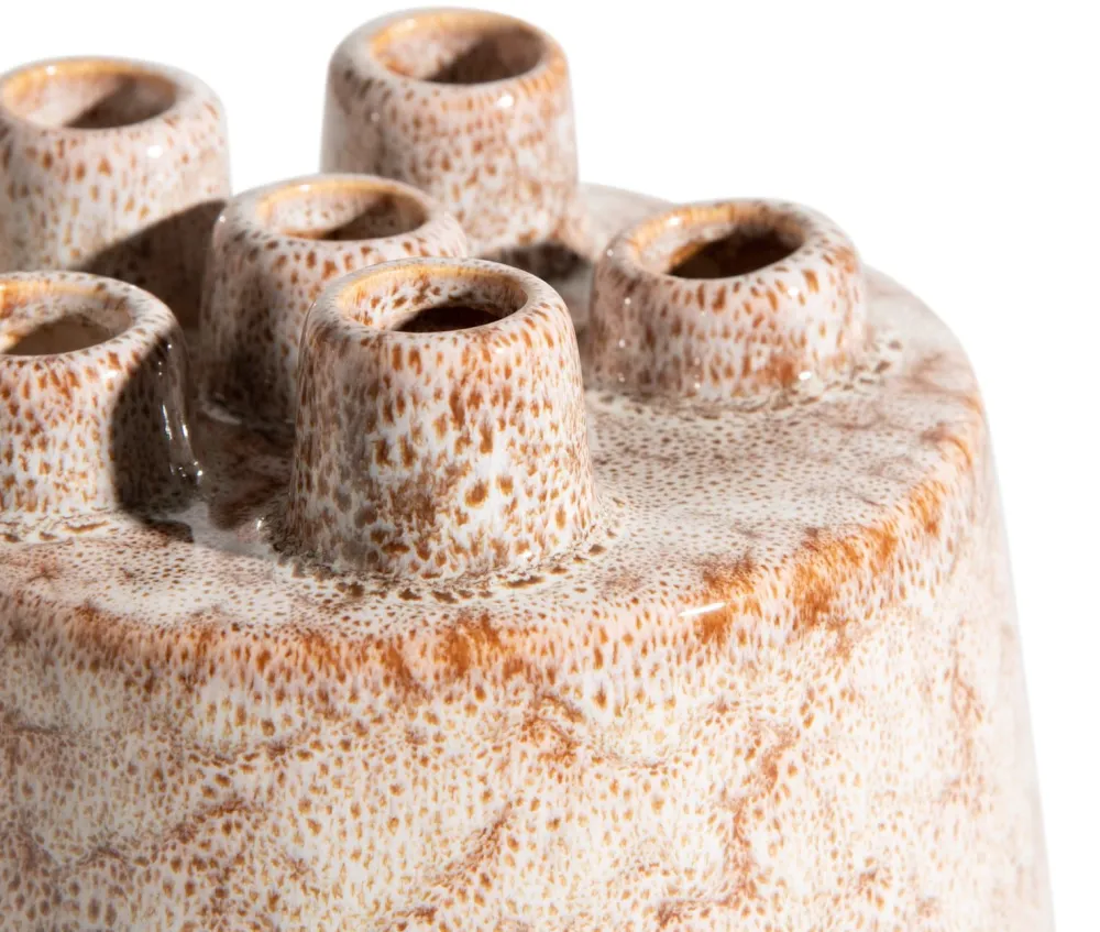 COCOmaison Vazen>Safia vaas H15cm - Beige