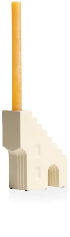 COCOmaison Kandelaars En Kaarsenhouders>Skala kandelaar H17.6cm - Cremekleurig