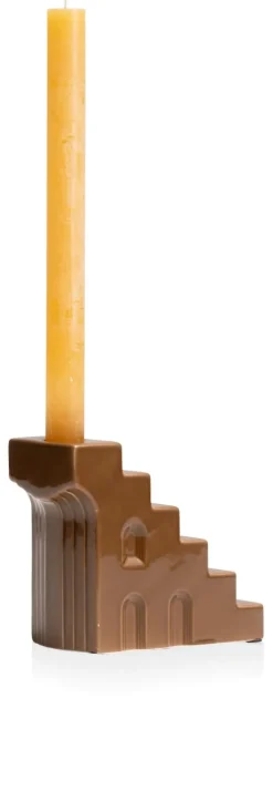 COCOmaison Kandelaars En Kaarsenhouders>Skira kandelaar H11.8cm - Bruin