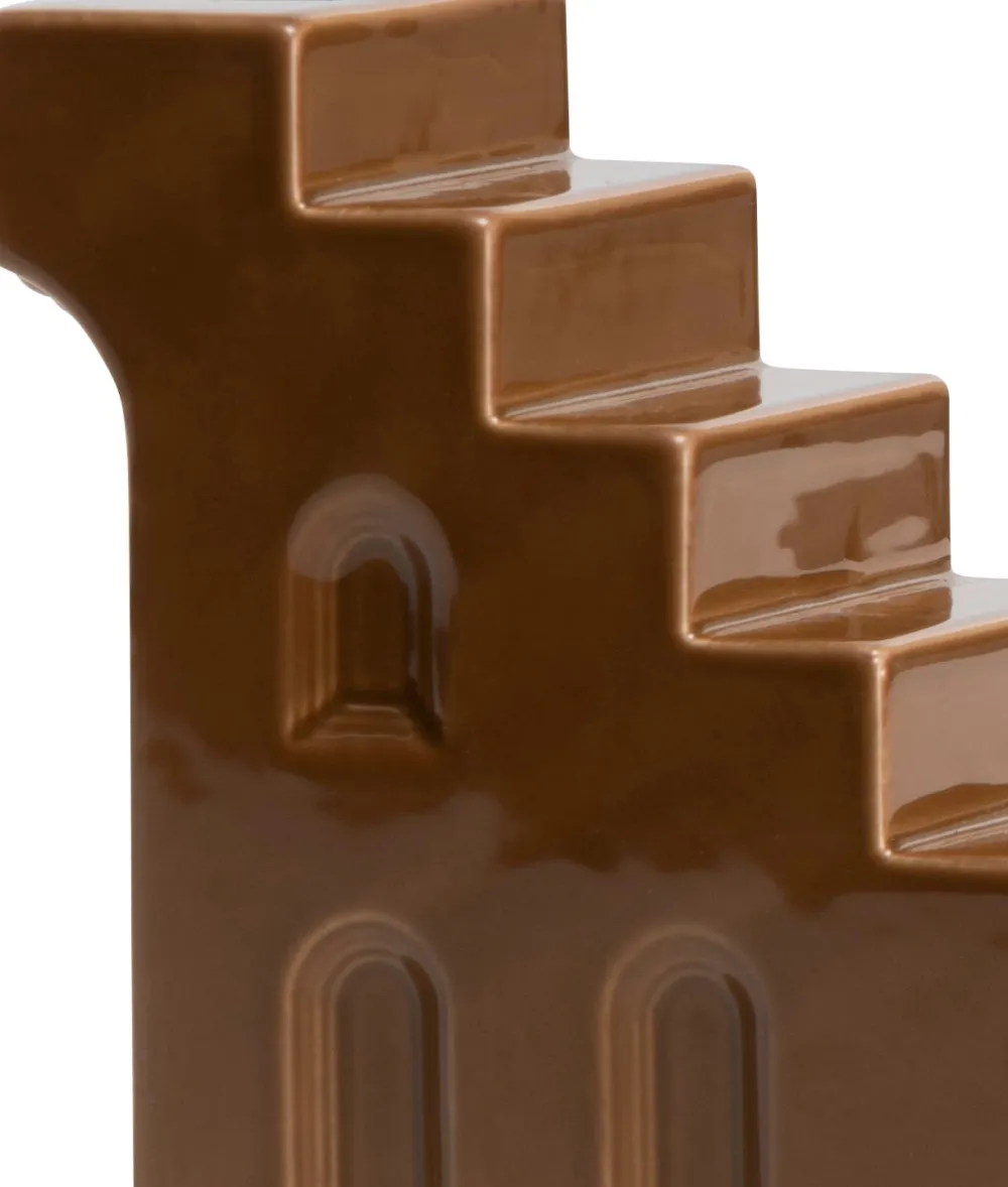 COCOmaison Kandelaars En Kaarsenhouders>Skira kandelaar H11.8cm - Bruin