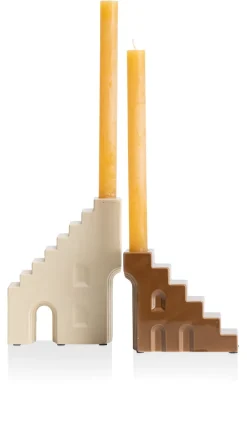 COCOmaison Kandelaars En Kaarsenhouders>Skira kandelaar H11.8cm - Bruin