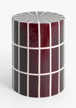 COCOmaison Bijzettafels>Skye bijzettafel H45cm - Bordeaux