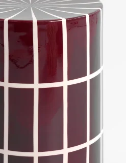 COCOmaison Bijzettafels>Skye bijzettafel H45cm - Bordeaux