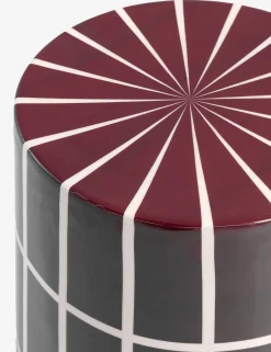 COCOmaison Bijzettafels>Skye bijzettafel H45cm - Bordeaux