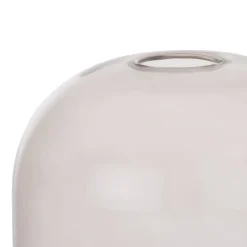 COCOmaison Vervanging Glas>Skylar glazen bol D16cm - Zwart / antraciet
