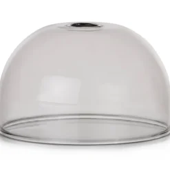 COCOmaison Vervanging Glas>Skylar glazen bol D10cm - Zwart / antraciet