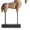COCOmaison Beelden>Stallion beeld H35cm - Goud
