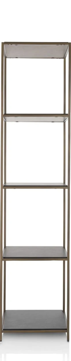 COCOmaison Wand- En Boekenrekken>Stand up rek 45x50x193cm - Goud