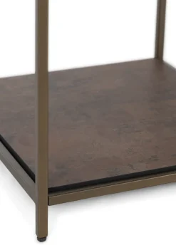 COCOmaison Wand- En Boekenrekken>Stand up rek 45x50x193cm - Goud