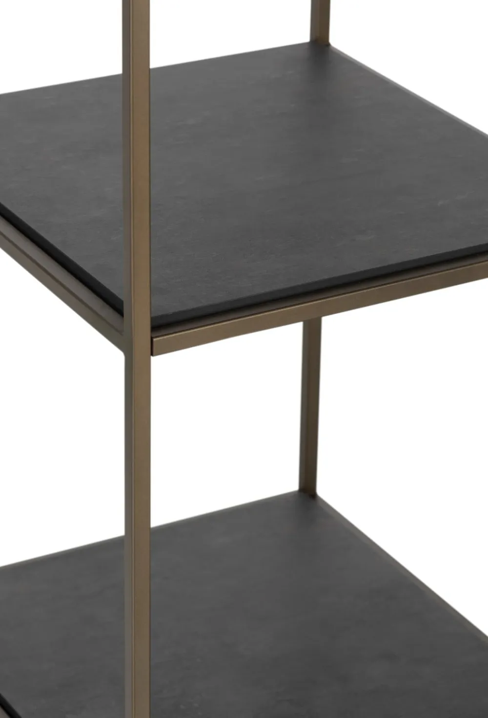 COCOmaison Wand- En Boekenrekken>Stand up rek 45x50x193cm - Goud