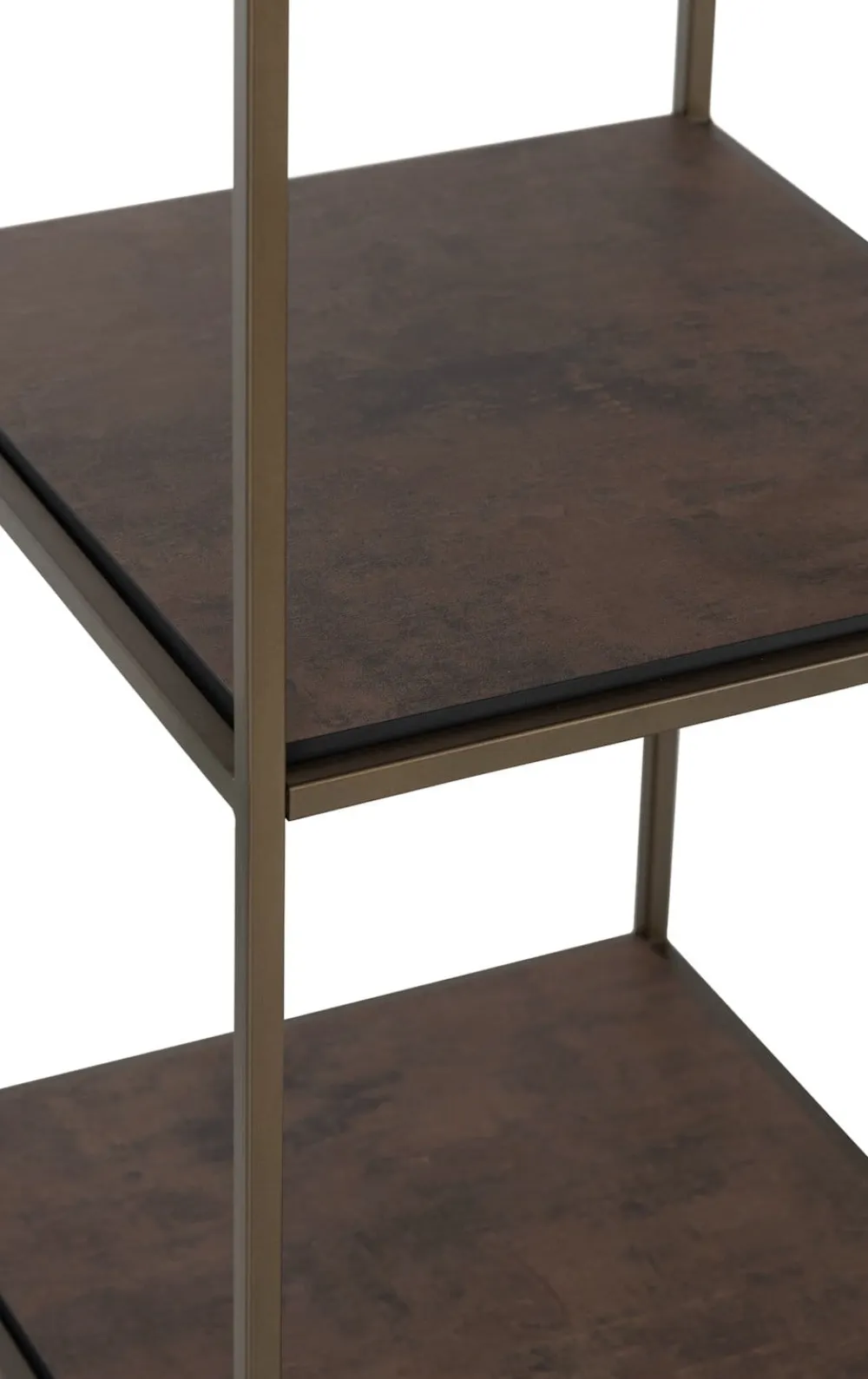 COCOmaison Wand- En Boekenrekken>Stand up rek 45x50x193cm - Goud