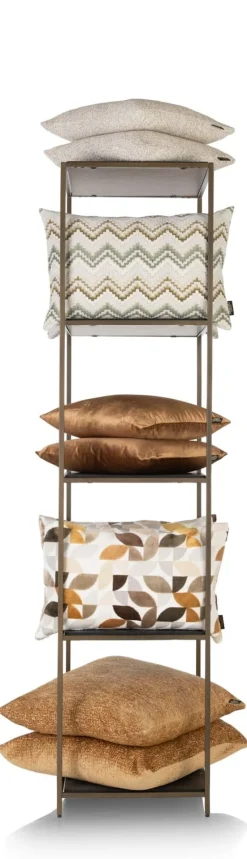 COCOmaison Wand- En Boekenrekken>Stand up rek 45x50x193cm - Goud