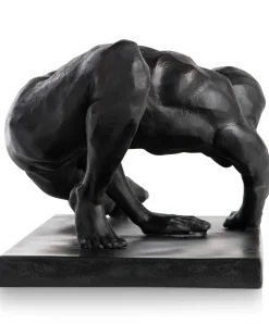 COCOmaison Beelden>Stretching beeld H19cm - Zwart