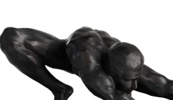COCOmaison Beelden>Stretching beeld H19cm - Zwart