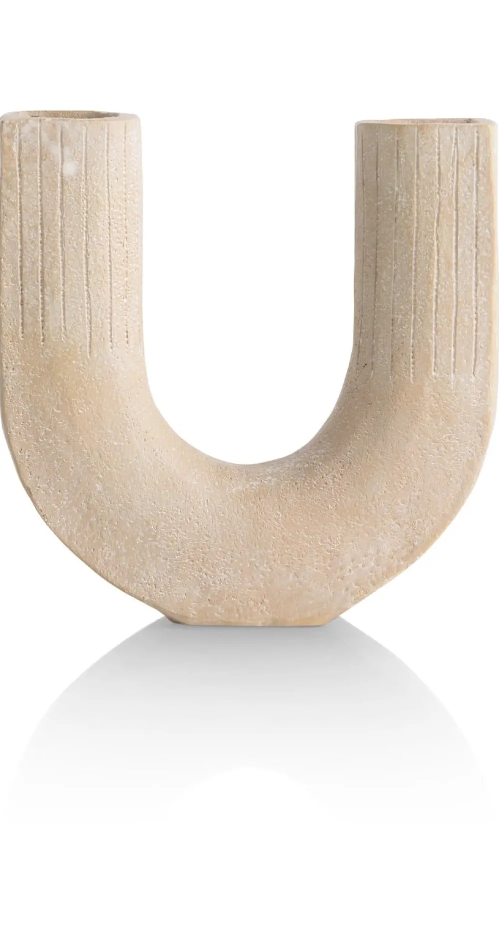 COCOmaison Vazen>Suze vaas H16cm - Beige