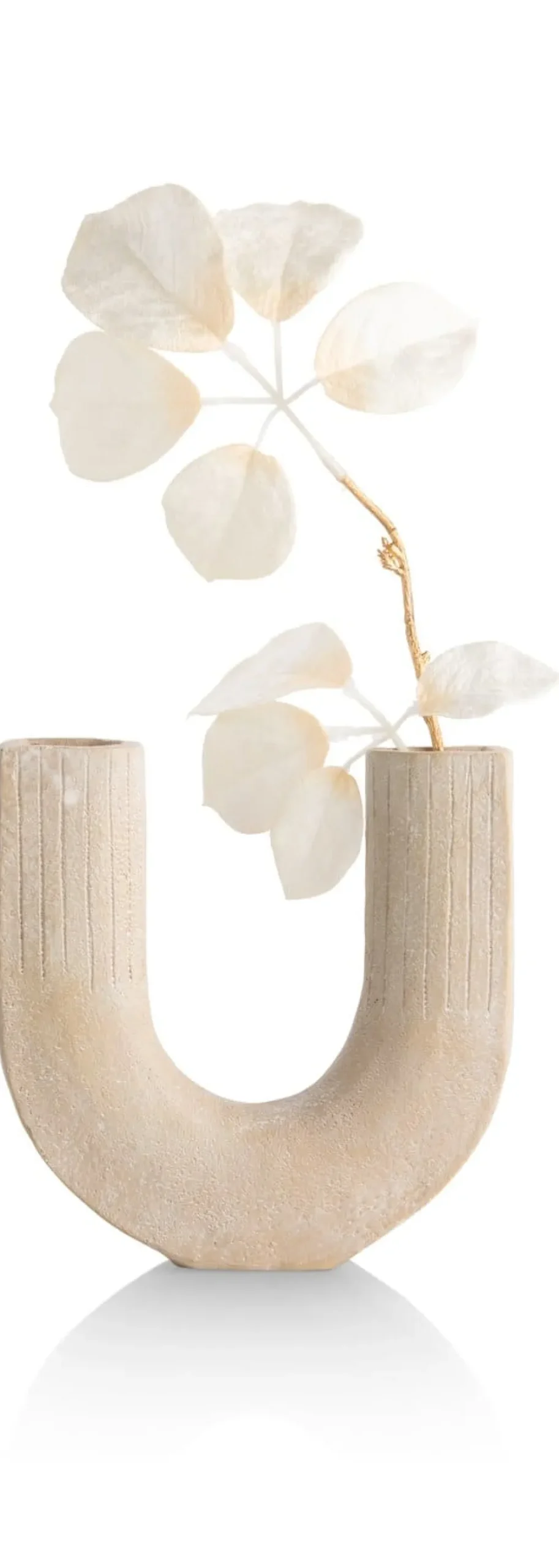 COCOmaison Vazen>Suze vaas H16cm - Beige
