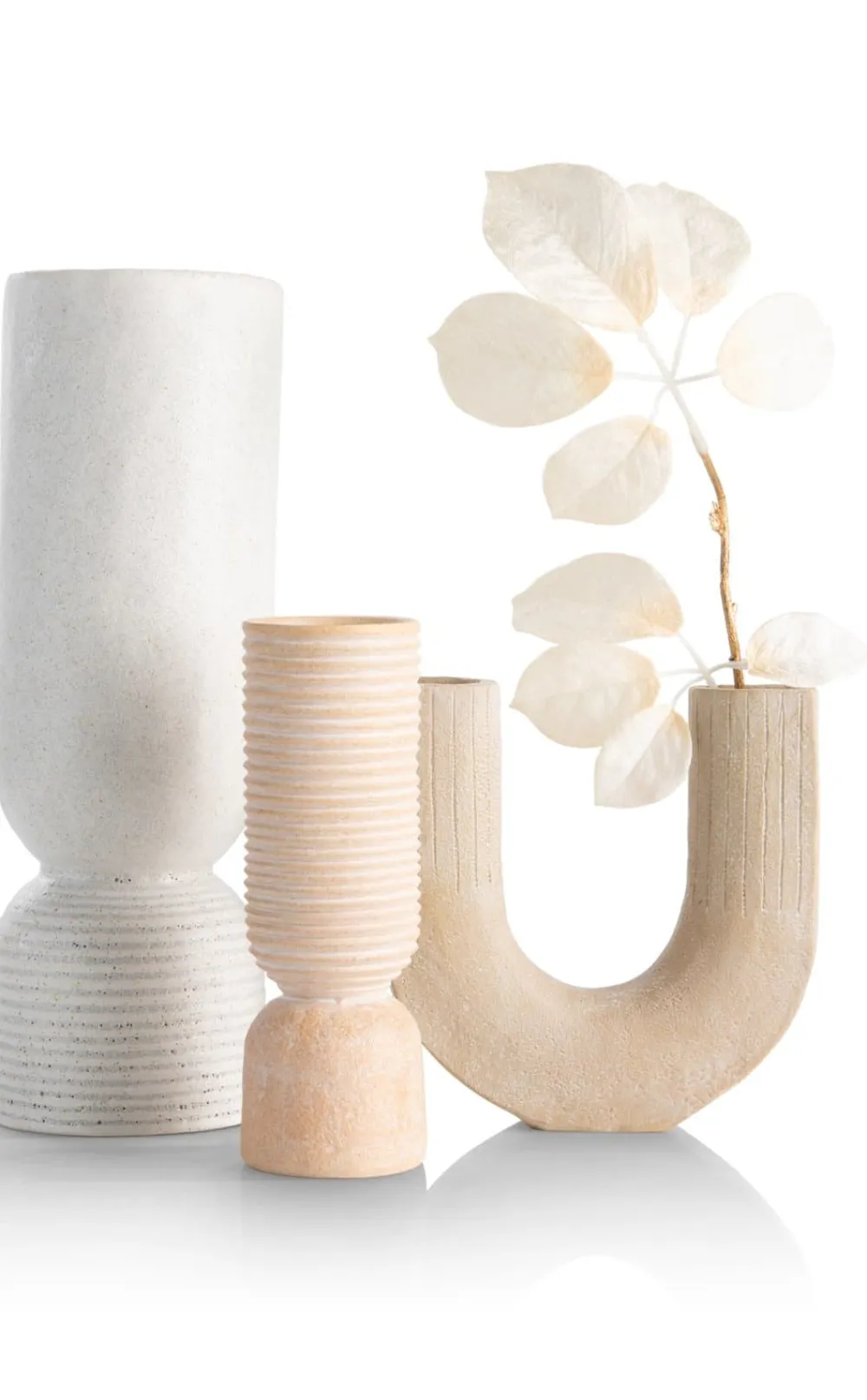 COCOmaison Vazen>Suze vaas H16cm - Beige