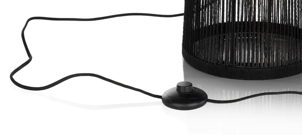 COCOmaison Vloerlampen>Tali vloerlamp 1*E27 H120cm - zwart