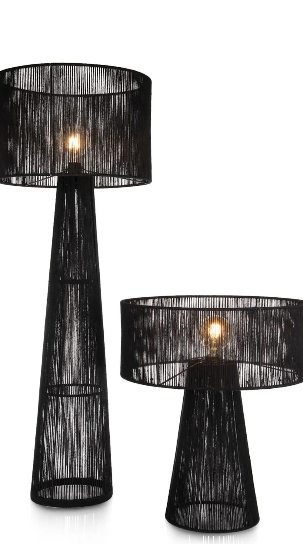 COCOmaison Vloerlampen>Tali vloerlamp 1*E27 H120cm - zwart