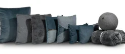 COCOmaison Sierkussens>Timeless - Evie kussen 45x45cm - Antraciet