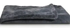 COCOmaison Plaids>Timeless - Evie plaid 130x160cm - Antraciet