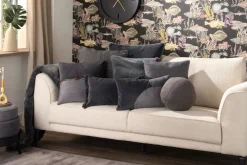 COCOmaison Plaids>Timeless - Evie plaid 130x160cm - Antraciet
