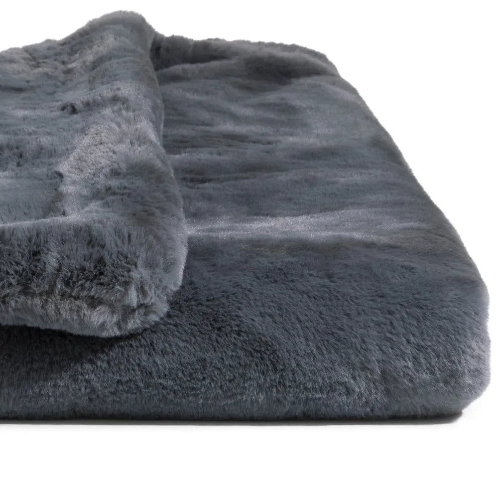 COCOmaison Plaids>Timeless - Evie plaid 130x160cm - Antraciet