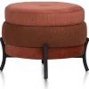 COCOmaison Poefs En Krukken>Timeless - Macaron poef H43cm - koper