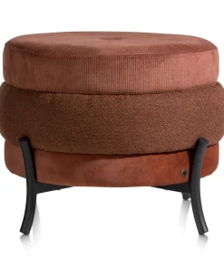COCOmaison Poefs En Krukken>Timeless - Macaron poef H43cm - koper