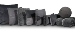 COCOmaison Sierkussens>Timeless - Mila kussen 30x50cm - Antraciet