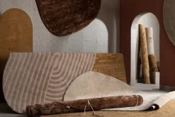 COCOmaison Vloerkleden>Timeless Winding karpet 300x400cm - Oker