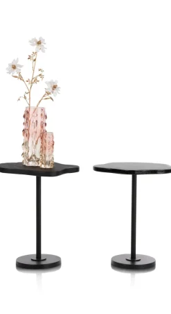 COCOmaison Bijzettafels>Tina bijzettafel H50cm - Zwart