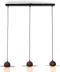 COCOmaison Hanglampen>Ufo hanglamp 3*G9 - Bruin