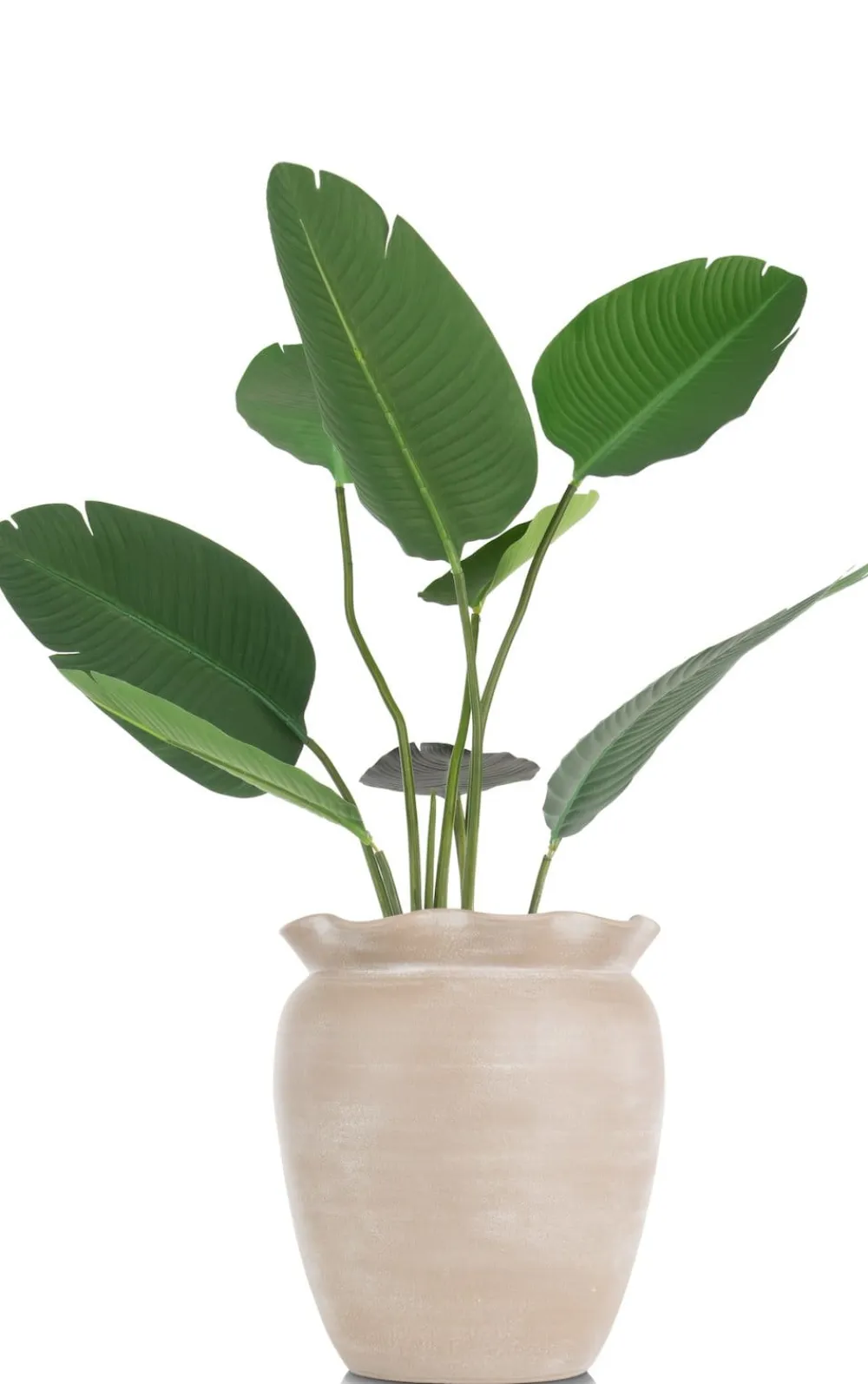 COCOmaison Potten En Bloempotten>Wave pot H40cm - Beige