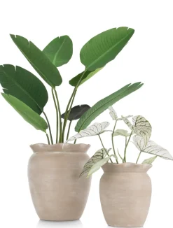 COCOmaison Potten En Bloempotten>Wave pot H40cm - Beige