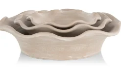 COCOmaison Tafelaccessoires>Wave schaal D25cm - Beige