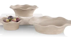 COCOmaison Tafelaccessoires>Wave schaal D25cm - Beige