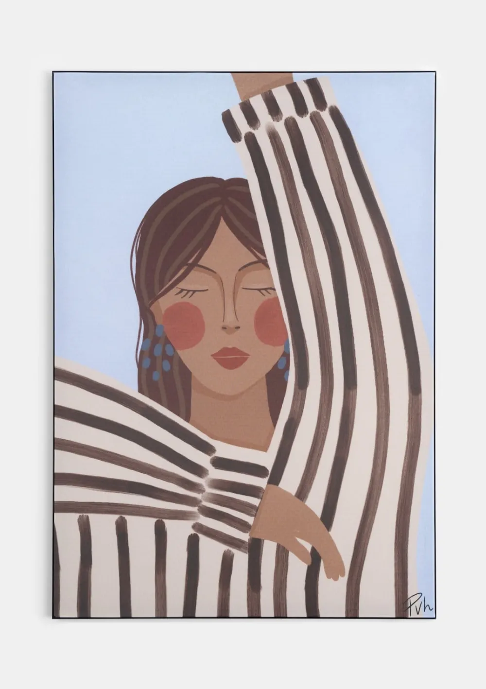 COCOmaison Schilderijen>Zenya wand doek - 70x100cm