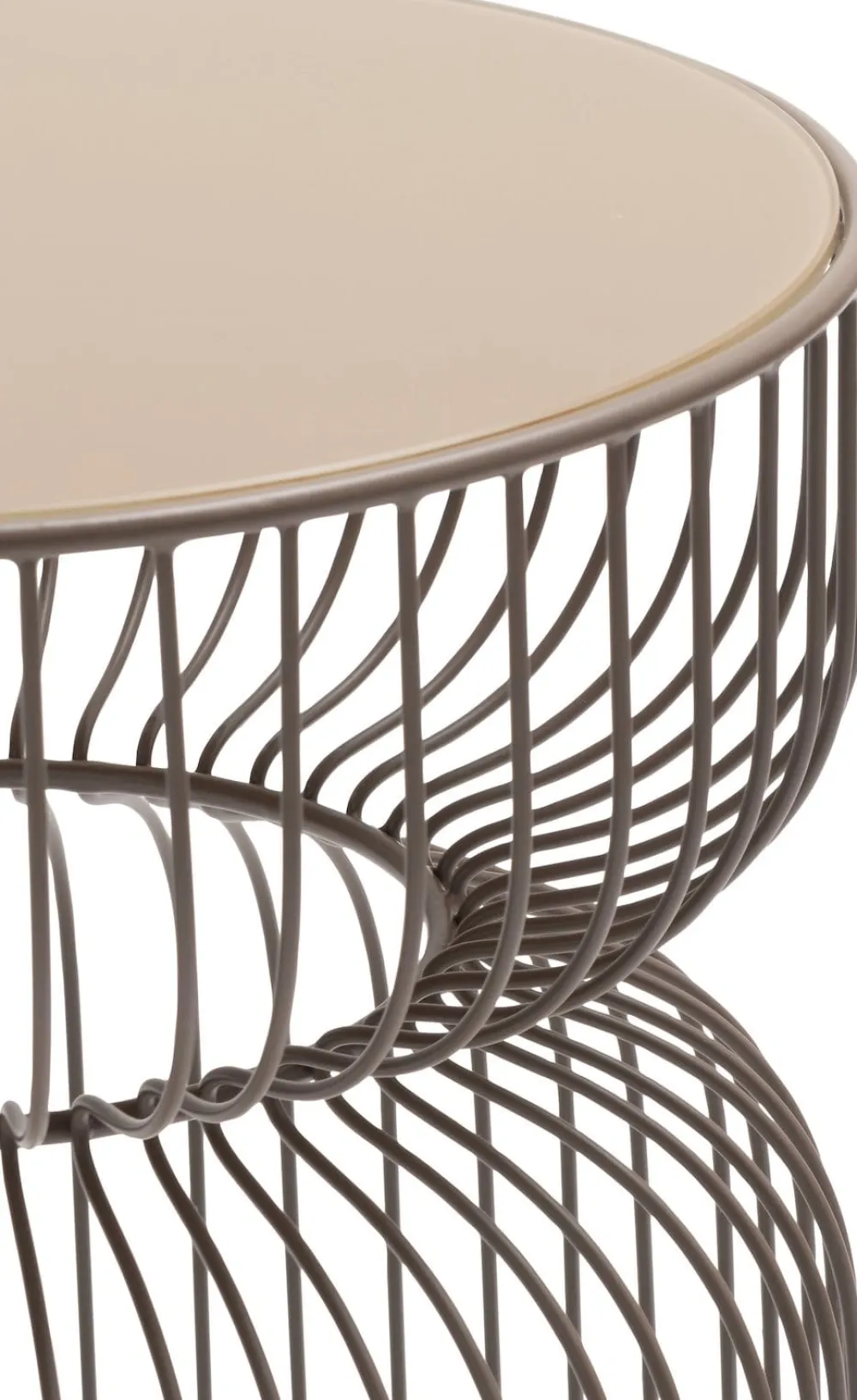 COCOmaison Bijzettafels>Zina bijzettafel H45cm - Taupe
