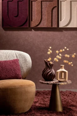 COCOmaison Bijzettafels>Zita bijzettafel H43cm - Rood