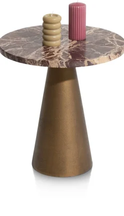 COCOmaison Bijzettafels>Zita bijzettafel H43cm - Rood