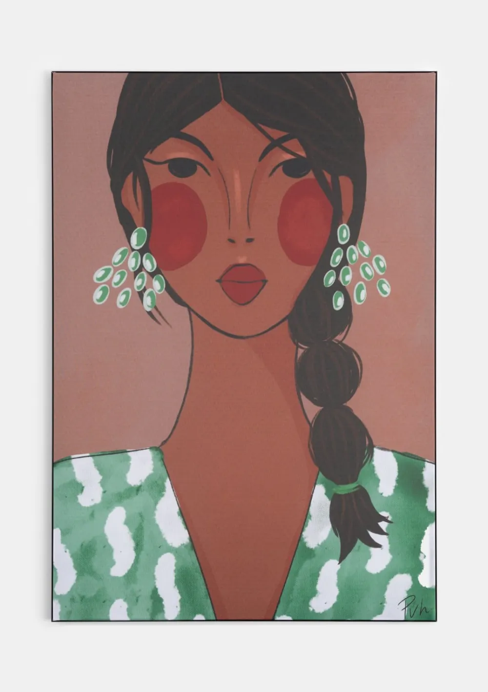 COCOmaison Schilderijen>Zorra wand doek - 70x100cm